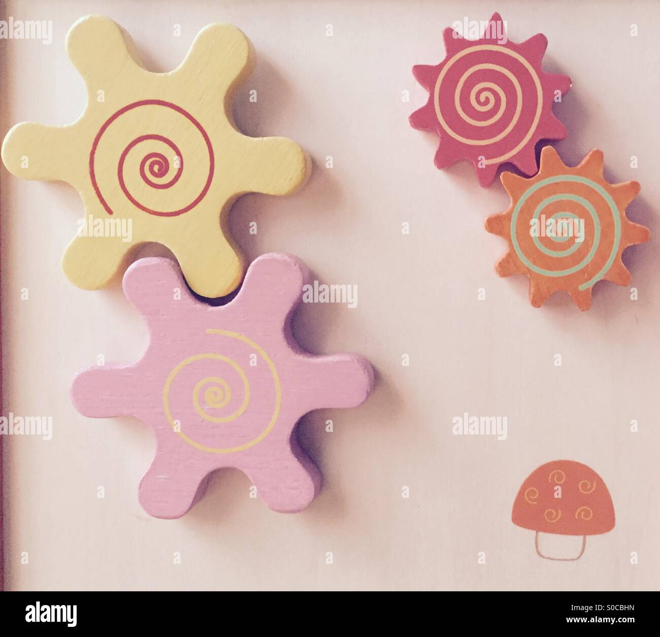 Toy Gears - Smartphone Captured Stock Image