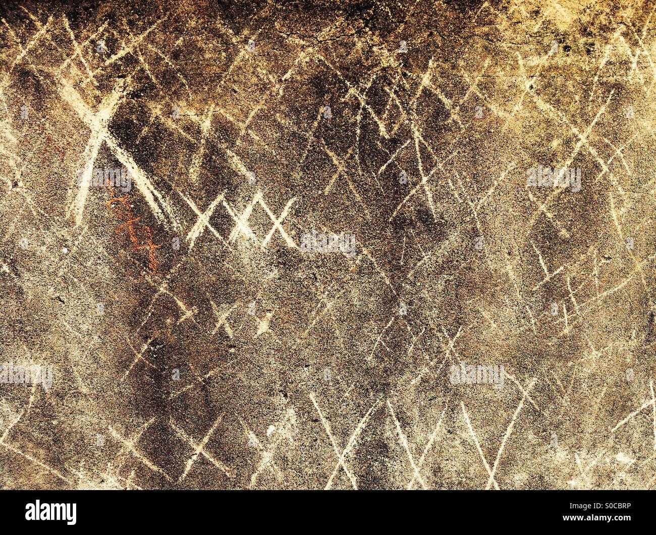 Voodoo on a grave - Smartphone Captured Stock Image