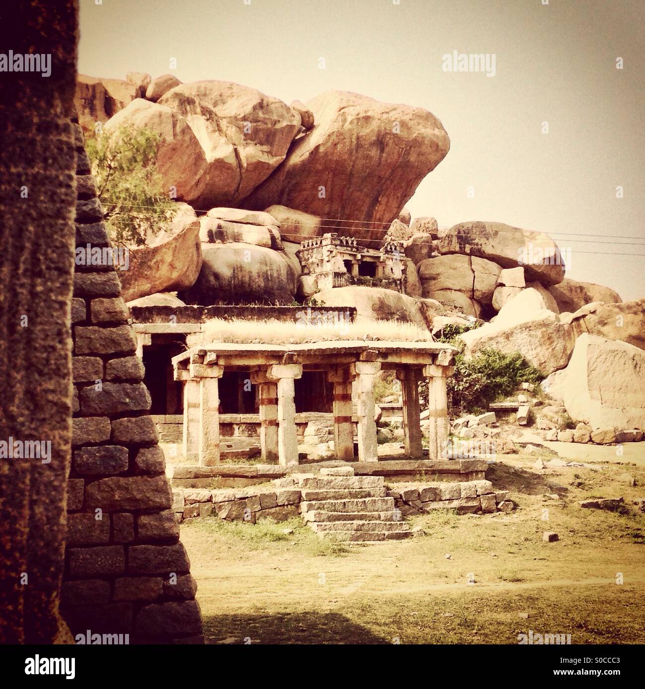 Ancient temple - Smartphone Captured Stock Image