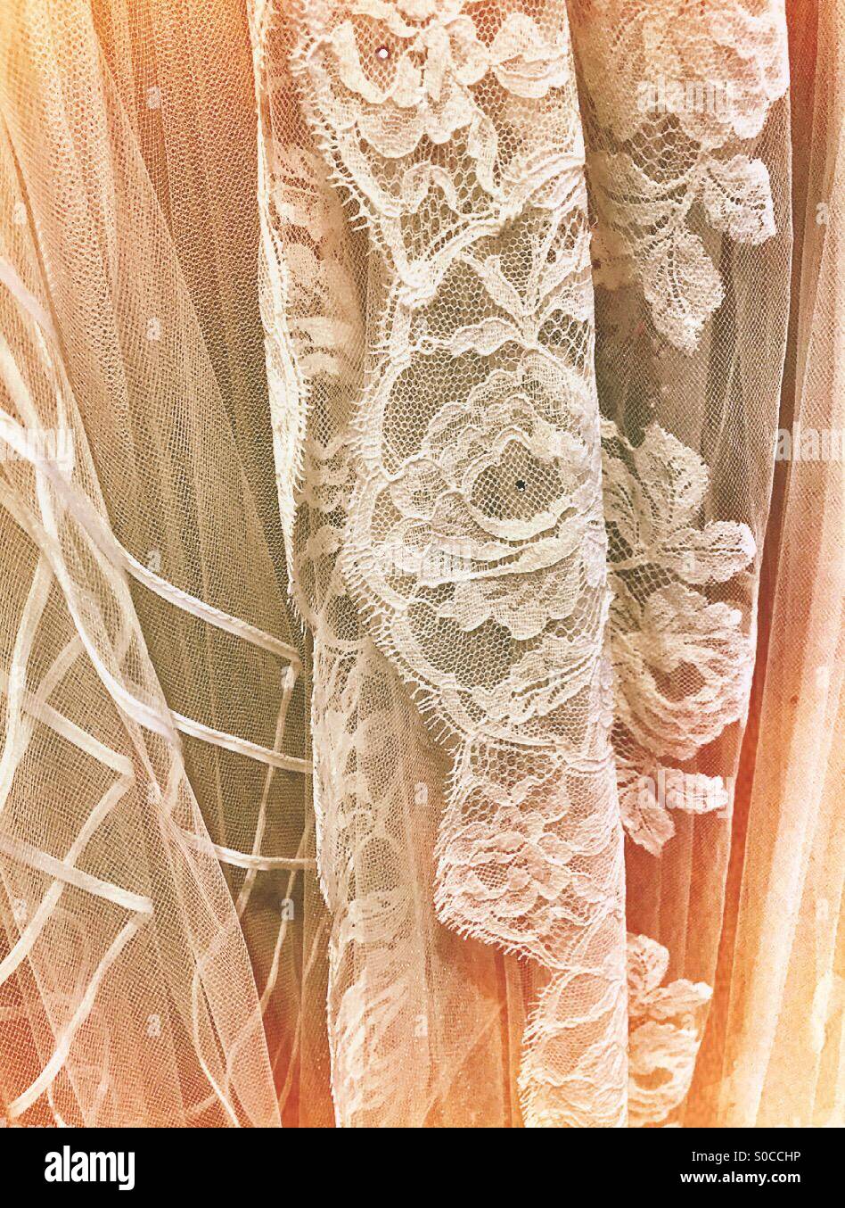 Wedding veils - Smartphone Captured Stock Image