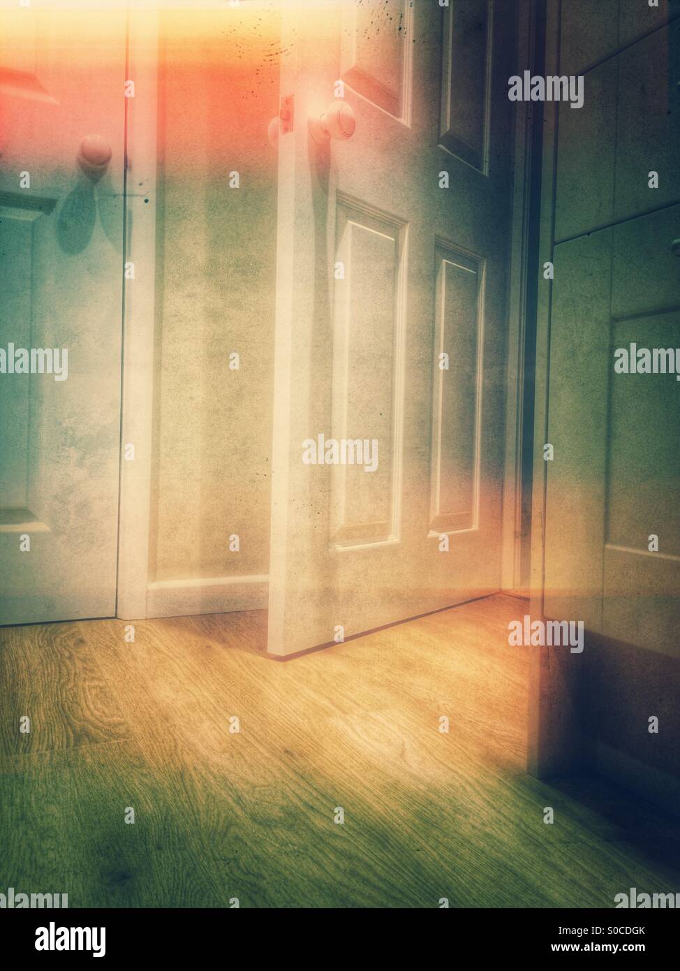 Opened door - Smartphone Captured Stock Image