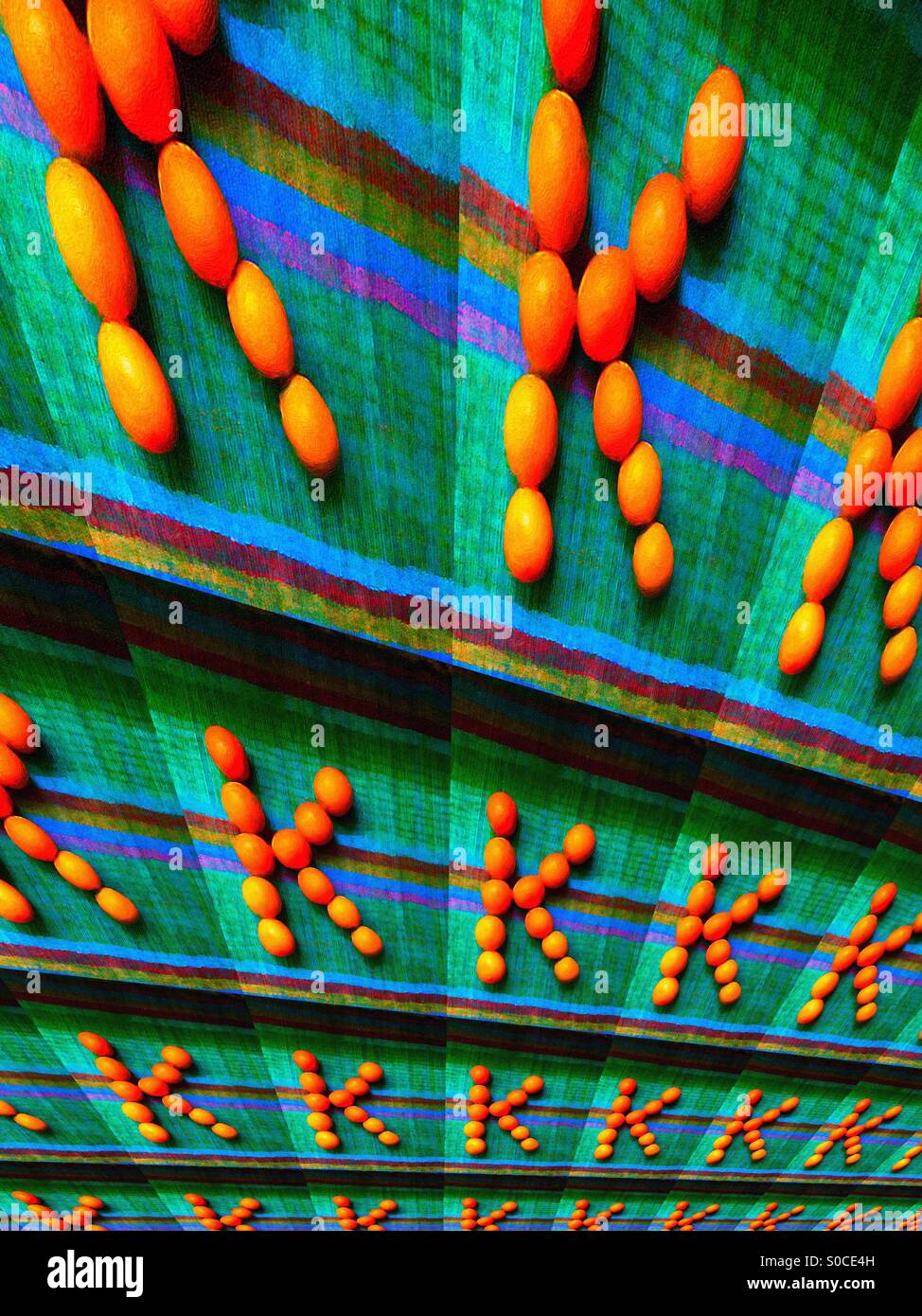 Flight K - Smartphone Captured Stock Image