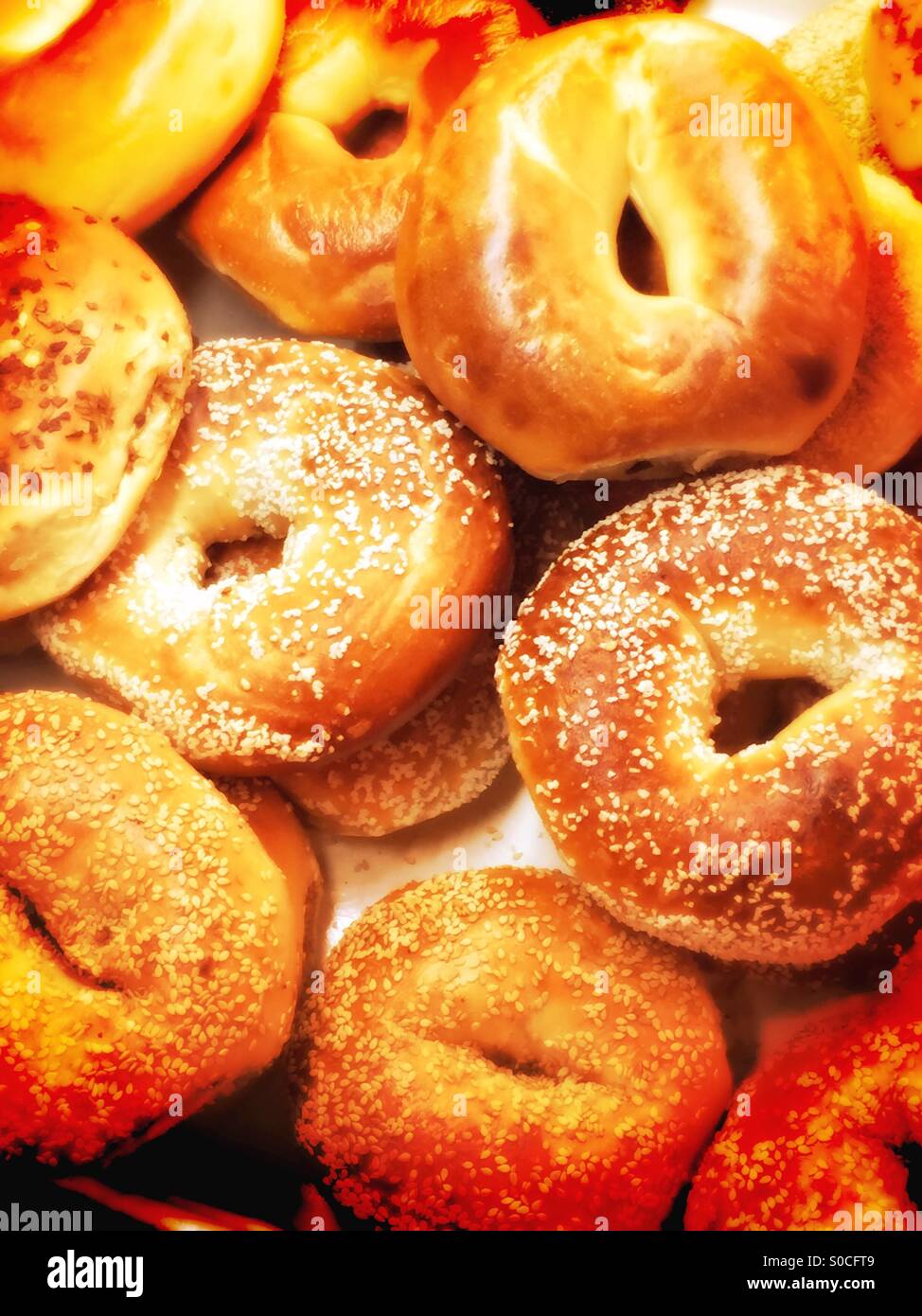 Bagels - Smartphone Captured Stock Image