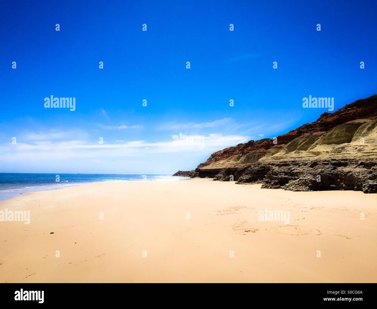 Port Noarlunga beach, South Australia Stock Photo