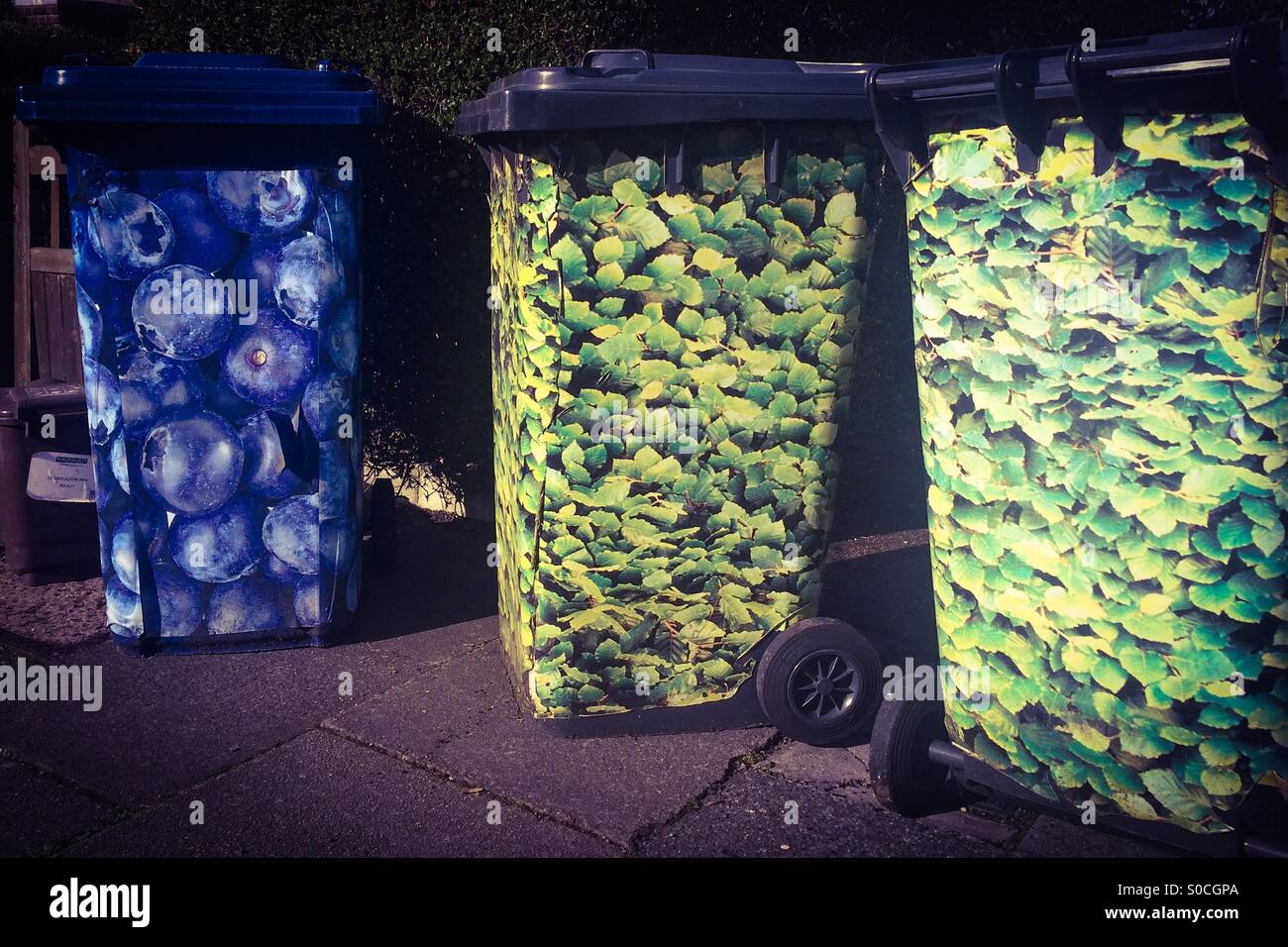 Three wheelie bins hires stock photography and images Alamy