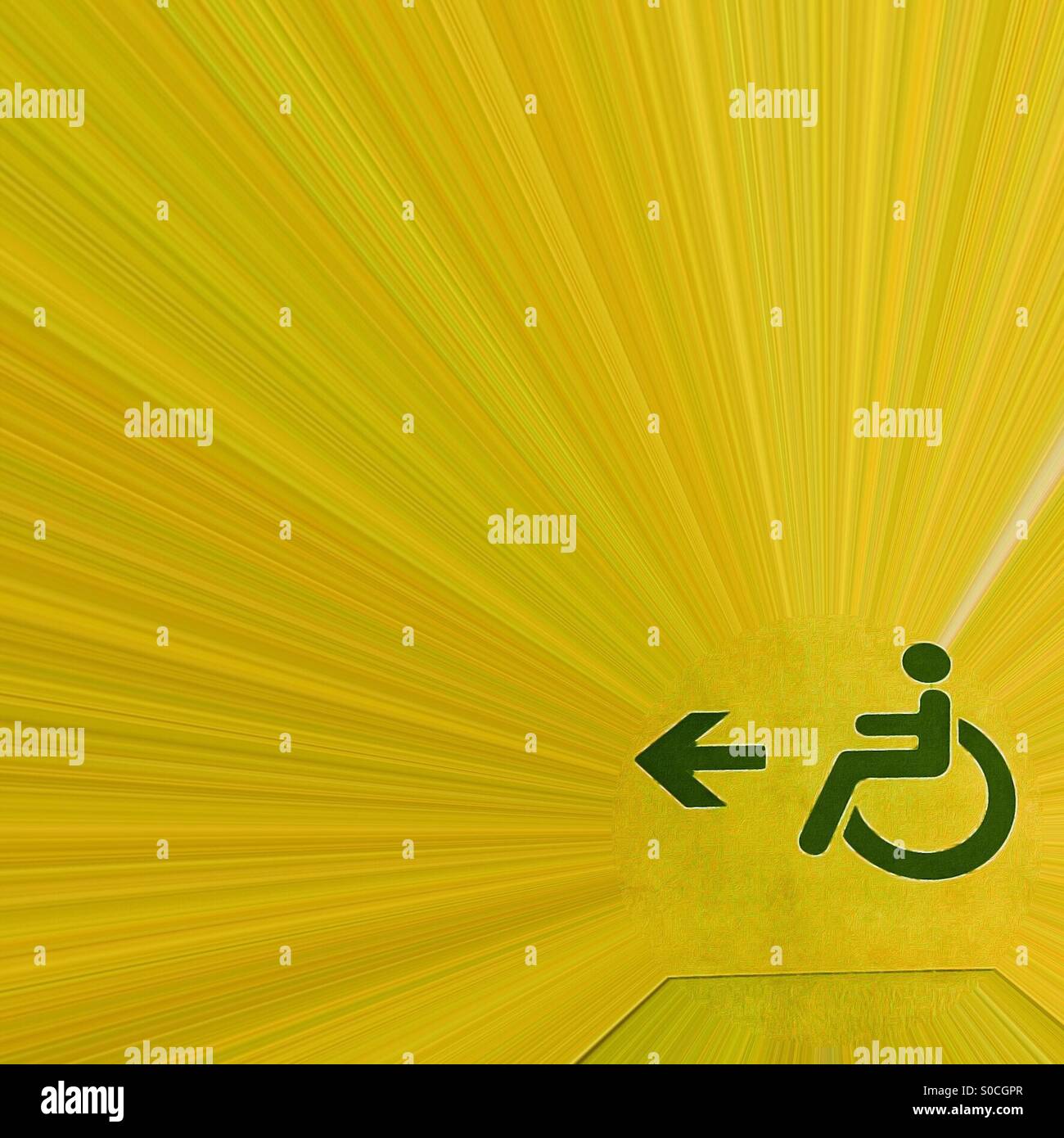 Wheelchair - Smartphone Captured Stock Image