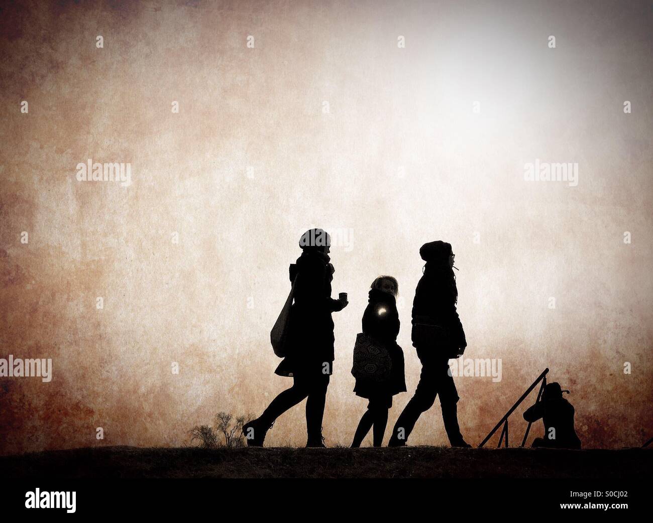 Partial silhouette silhouettes hi-res stock photography and images - Alamy