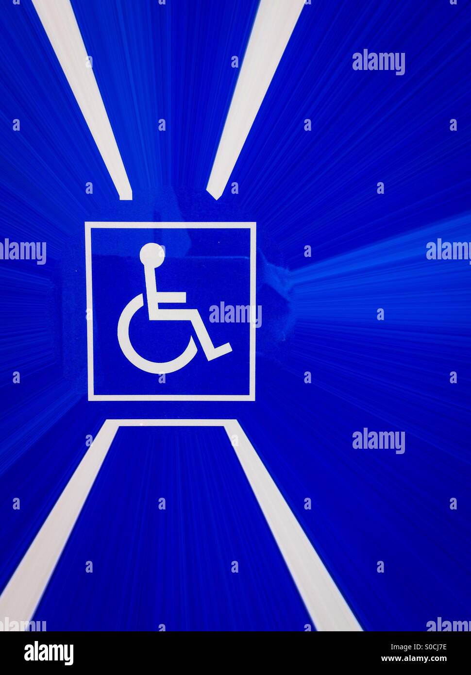 Wheelchair - Smartphone Captured Stock Image