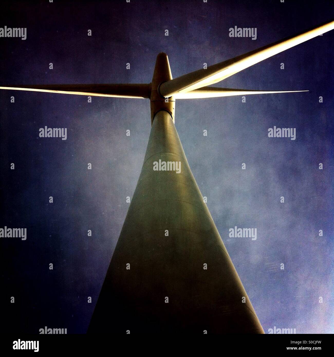 Wind turbine - Smartphone Captured Stock Image