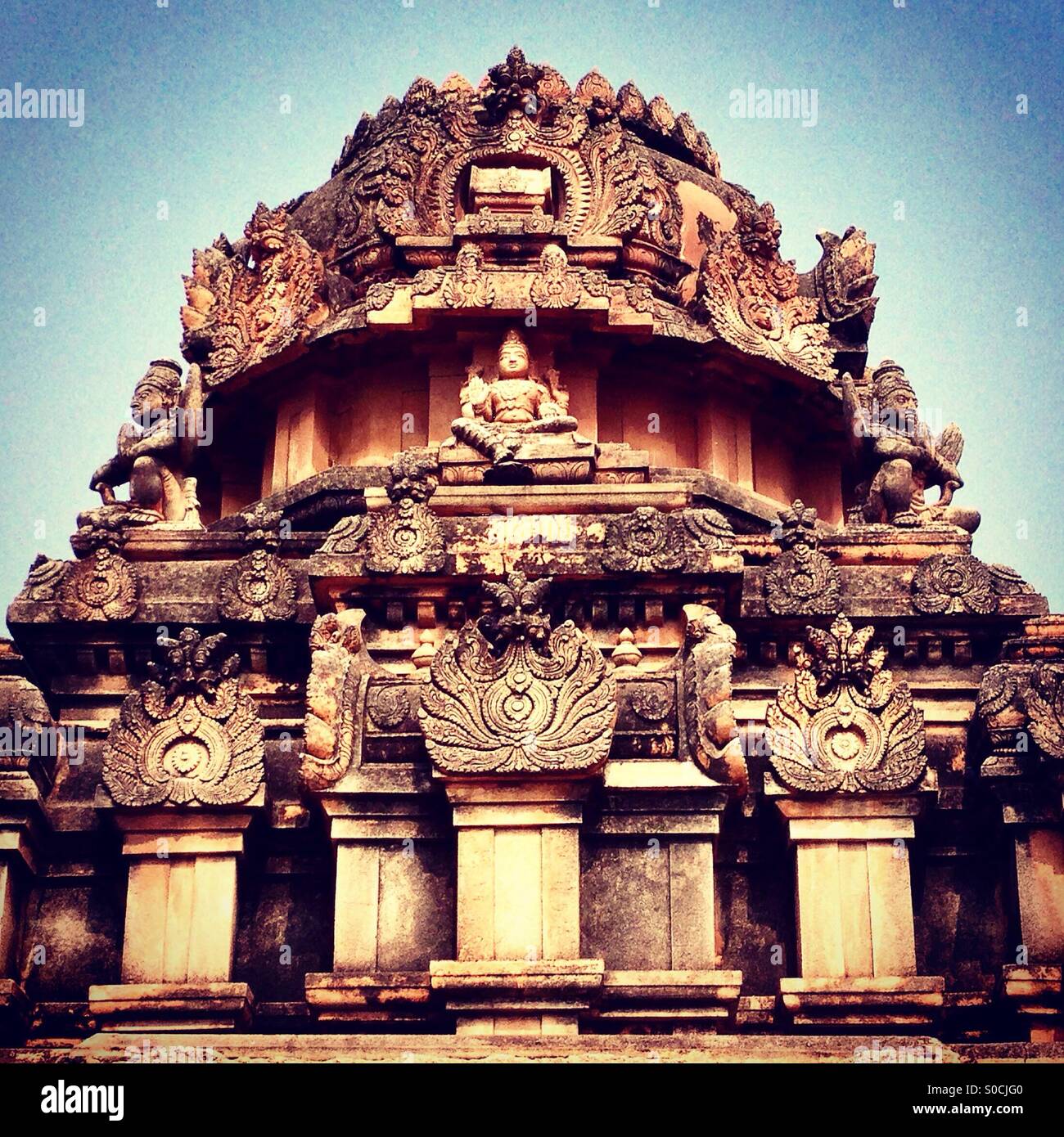 Ancient carvings - Smartphone Captured Stock Image