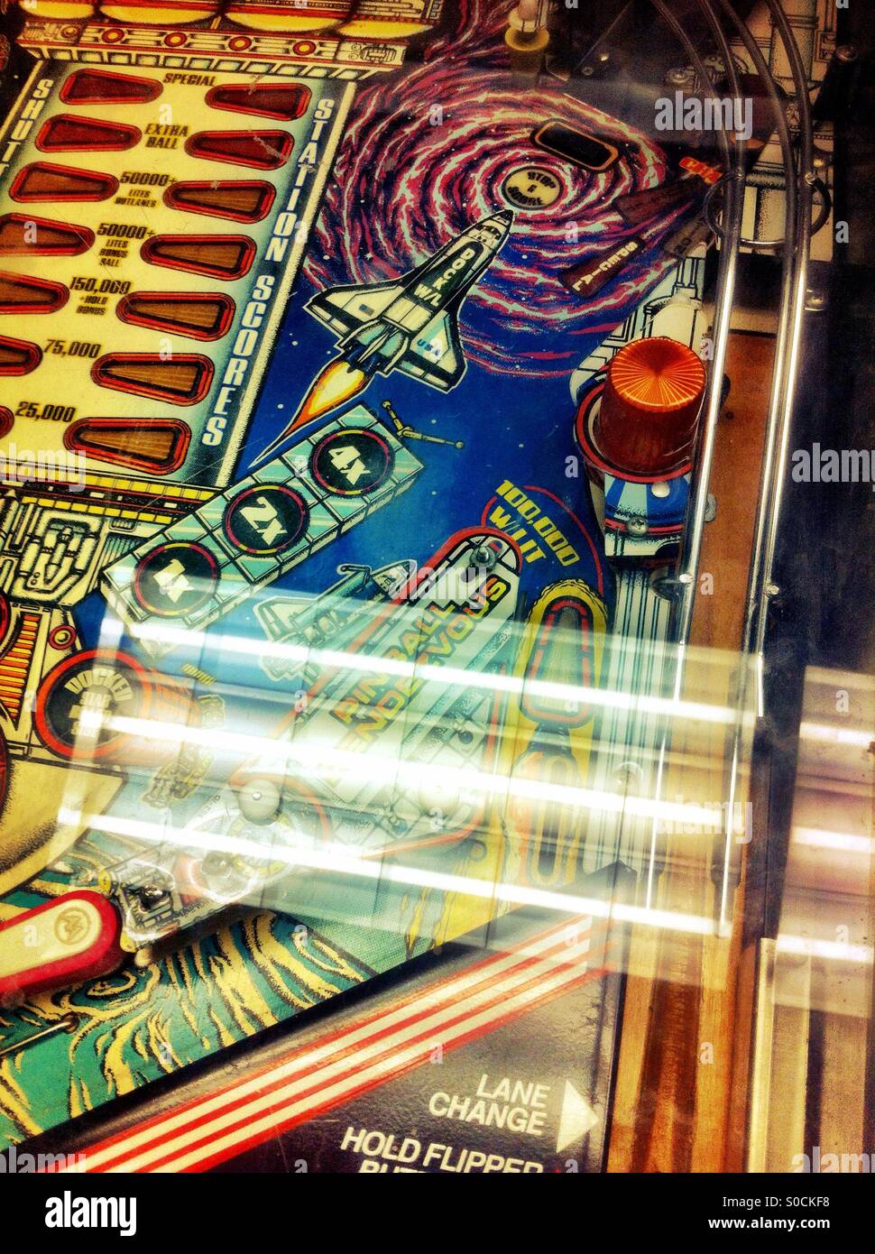 Pinball machine Stock Photo