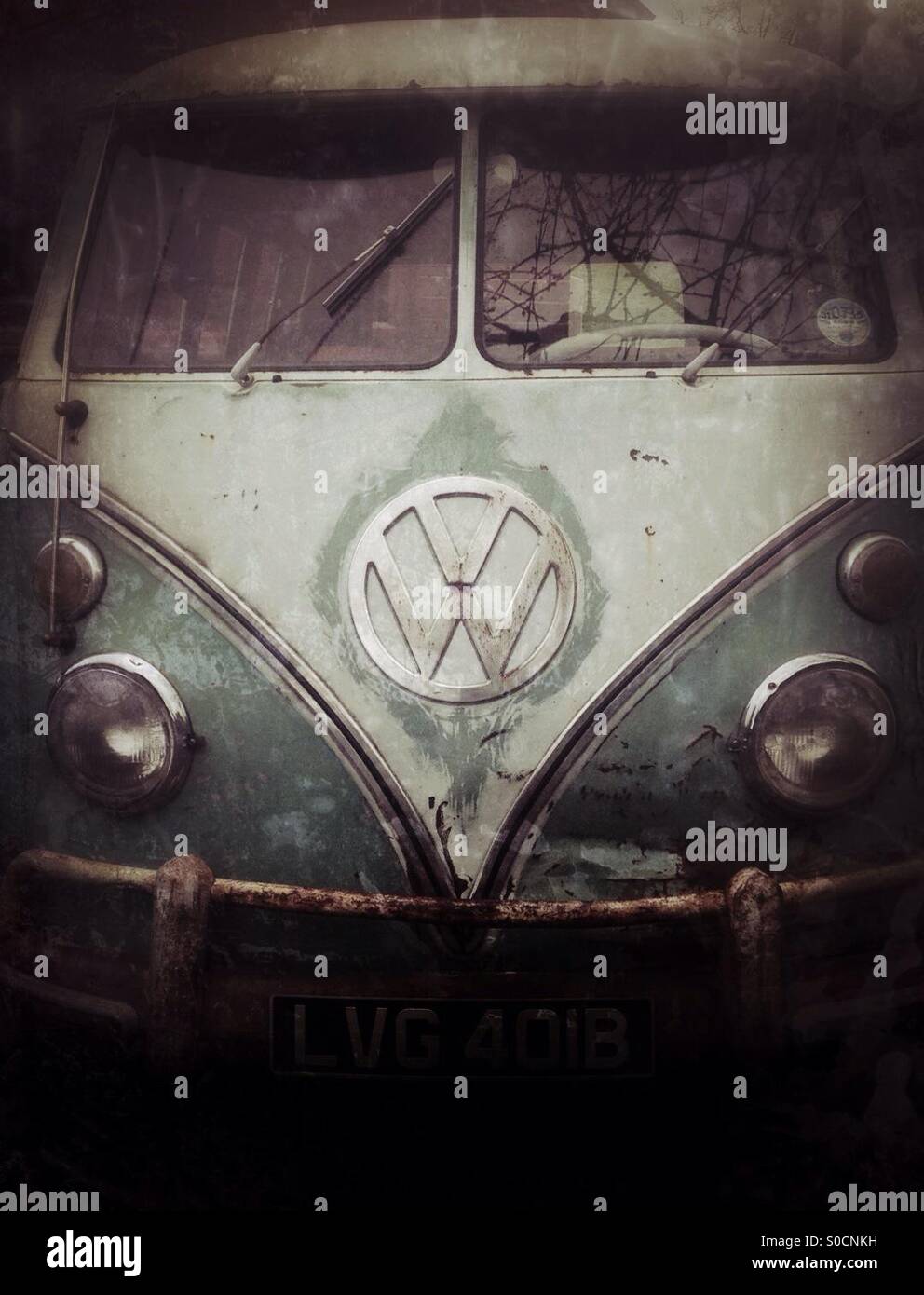 Camper van - Smartphone Captured Stock Image