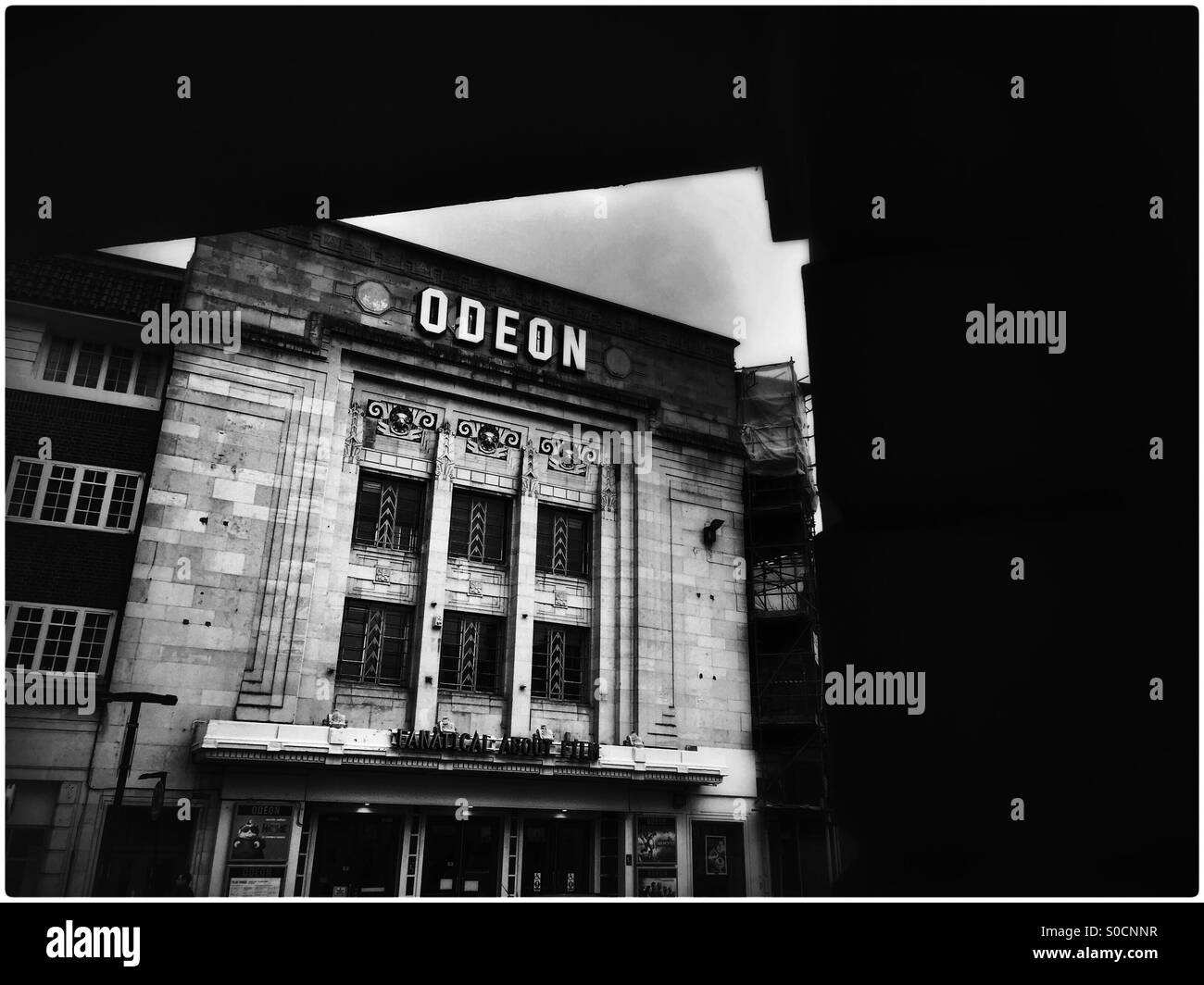 Art Deco building, Odeon cinema , Richmond-upon-Thames - Smartphone Captured Stock Image