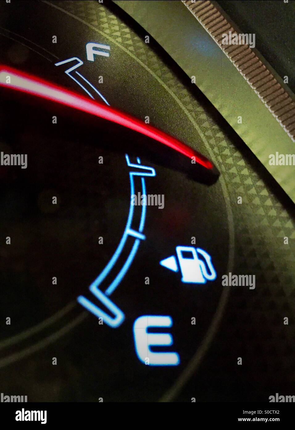 Car fuel gauge half full hires stock photography and images Alamy