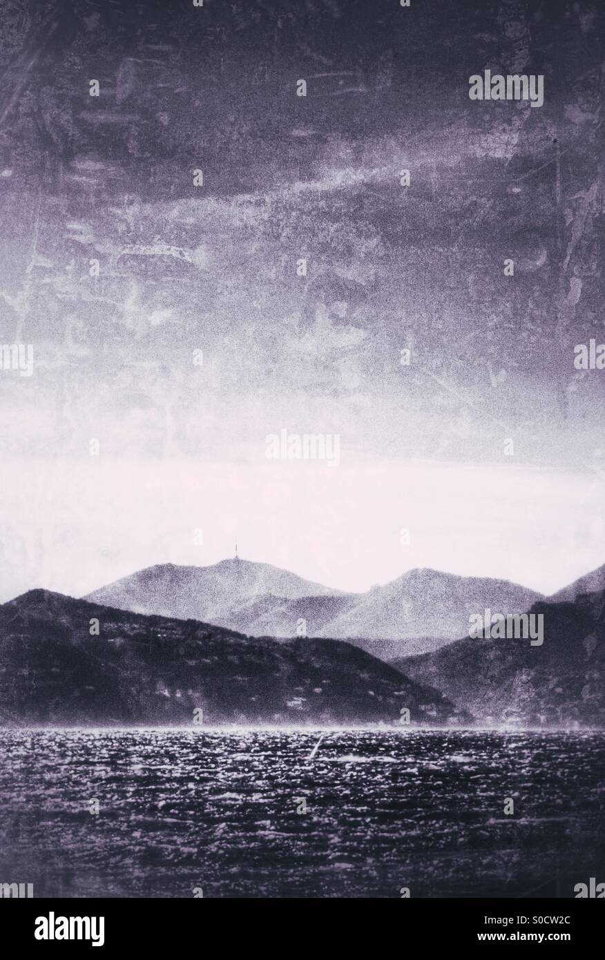 Stormy sea - Smartphone Captured Stock Image