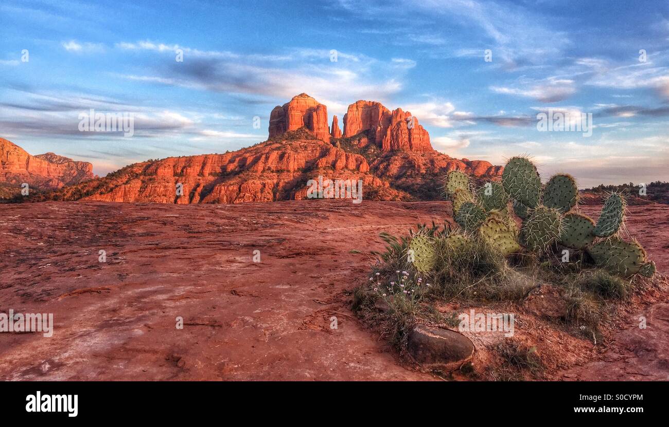 Cathedral Rock - Sedona, Arizona Stock Photo