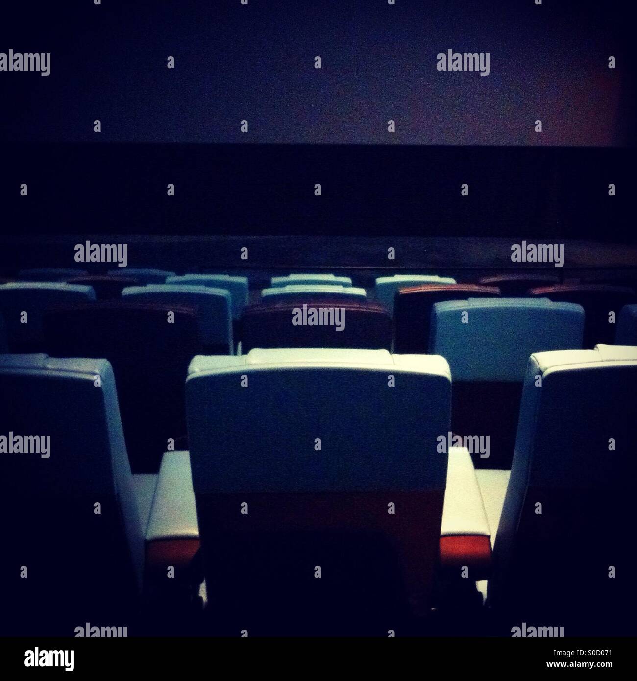 Cinema seats - Smartphone Captured Stock Image