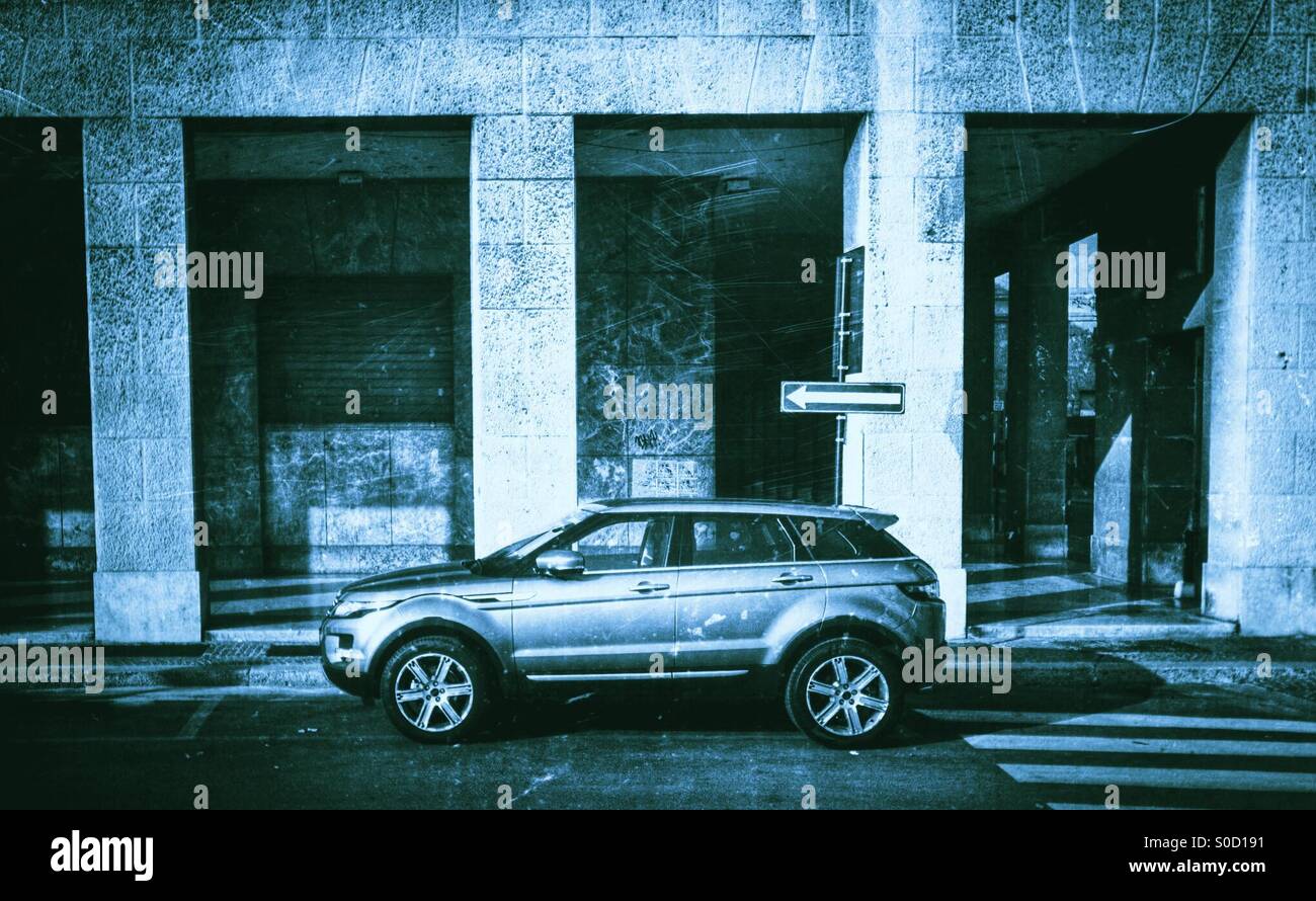 Left direction - Smartphone Captured Stock Image