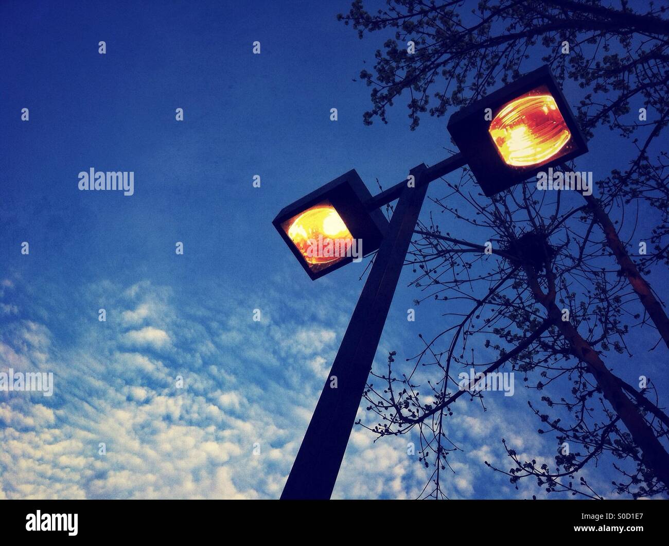 Between night and day - Smartphone Captured Stock Image