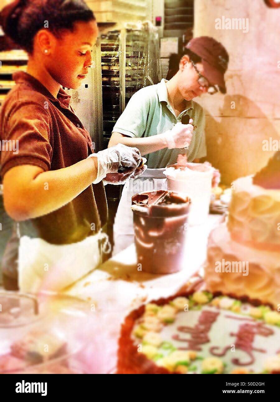 Magnolia Bakery in Grand Central Terminal, NYC - Smartphone Captured Stock Image