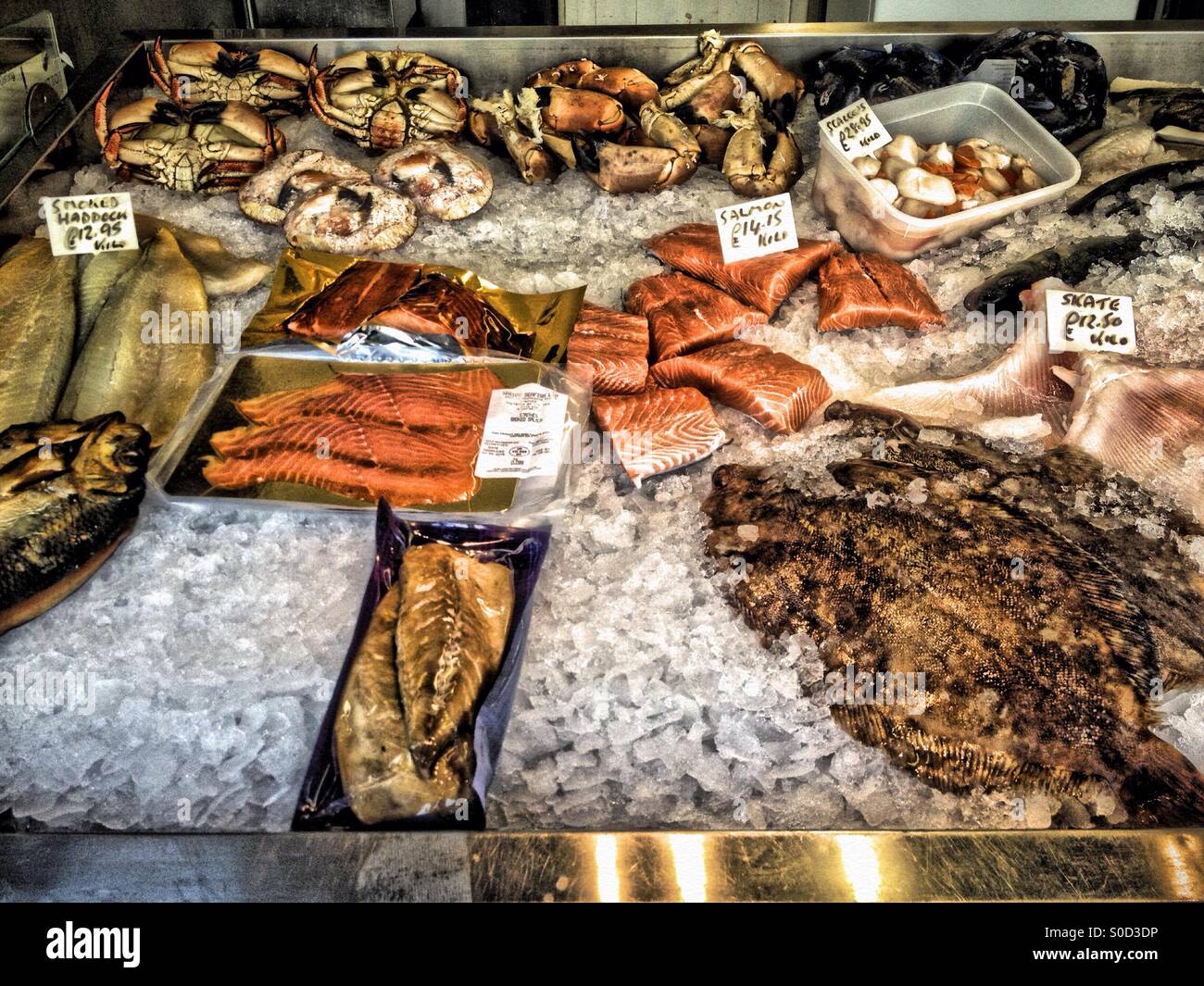 Fish counter - Smartphone Captured Stock Image