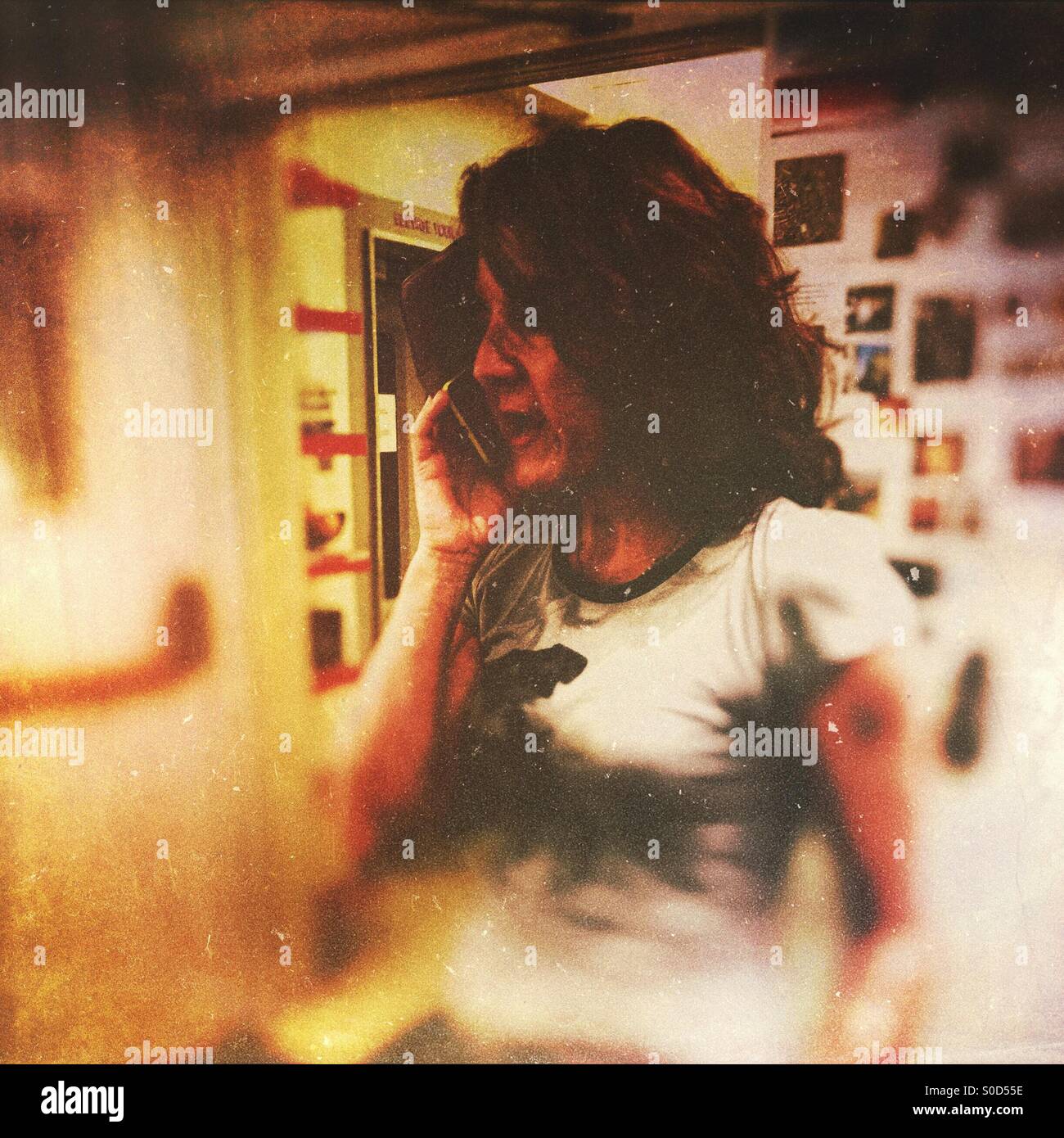 Calling - Smartphone Captured Stock Image