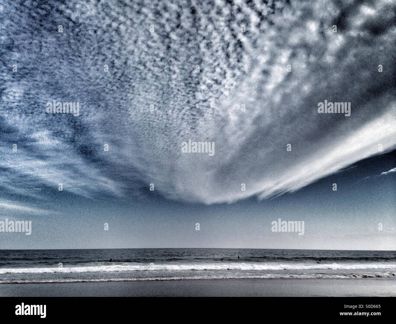 Sea and cloud - Smartphone Captured Stock Image