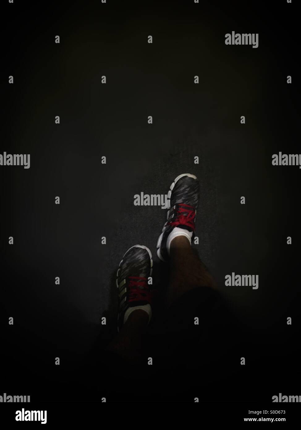 Running shoes - Smartphone Captured Stock Image