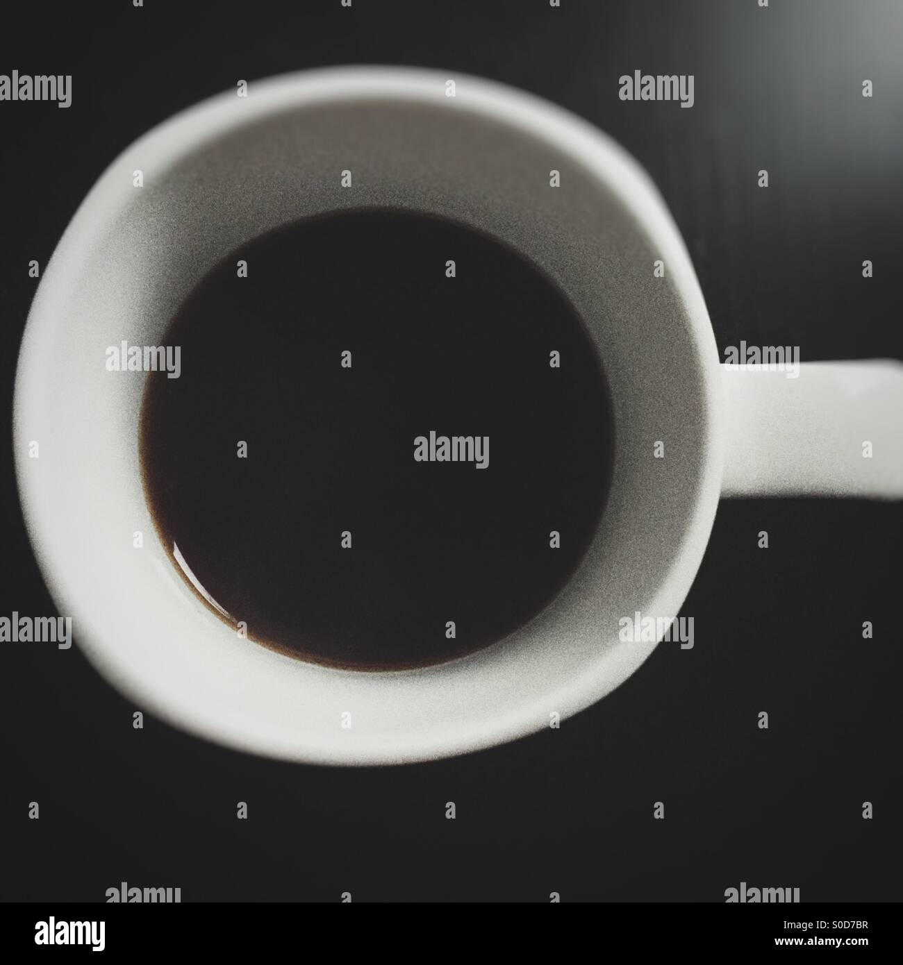 Black coffee - Smartphone Captured Stock Image