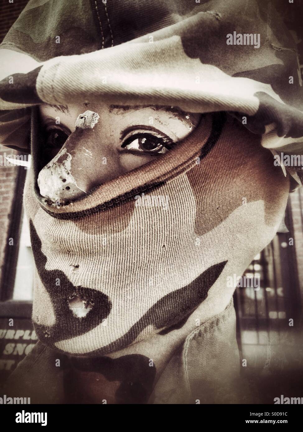 Military camouflage - Smartphone Captured Stock Image