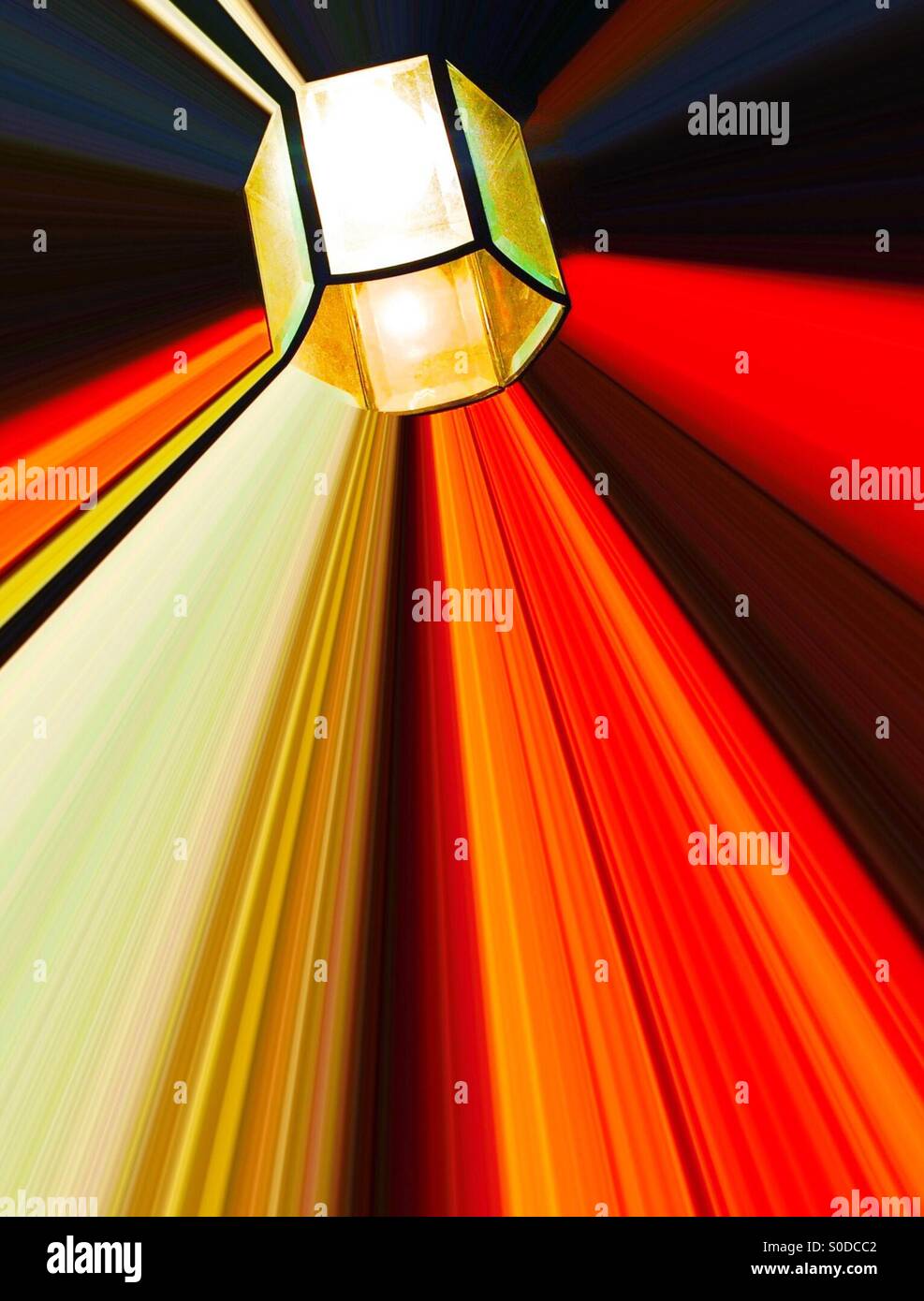 Light shafts - Smartphone Captured Stock Image