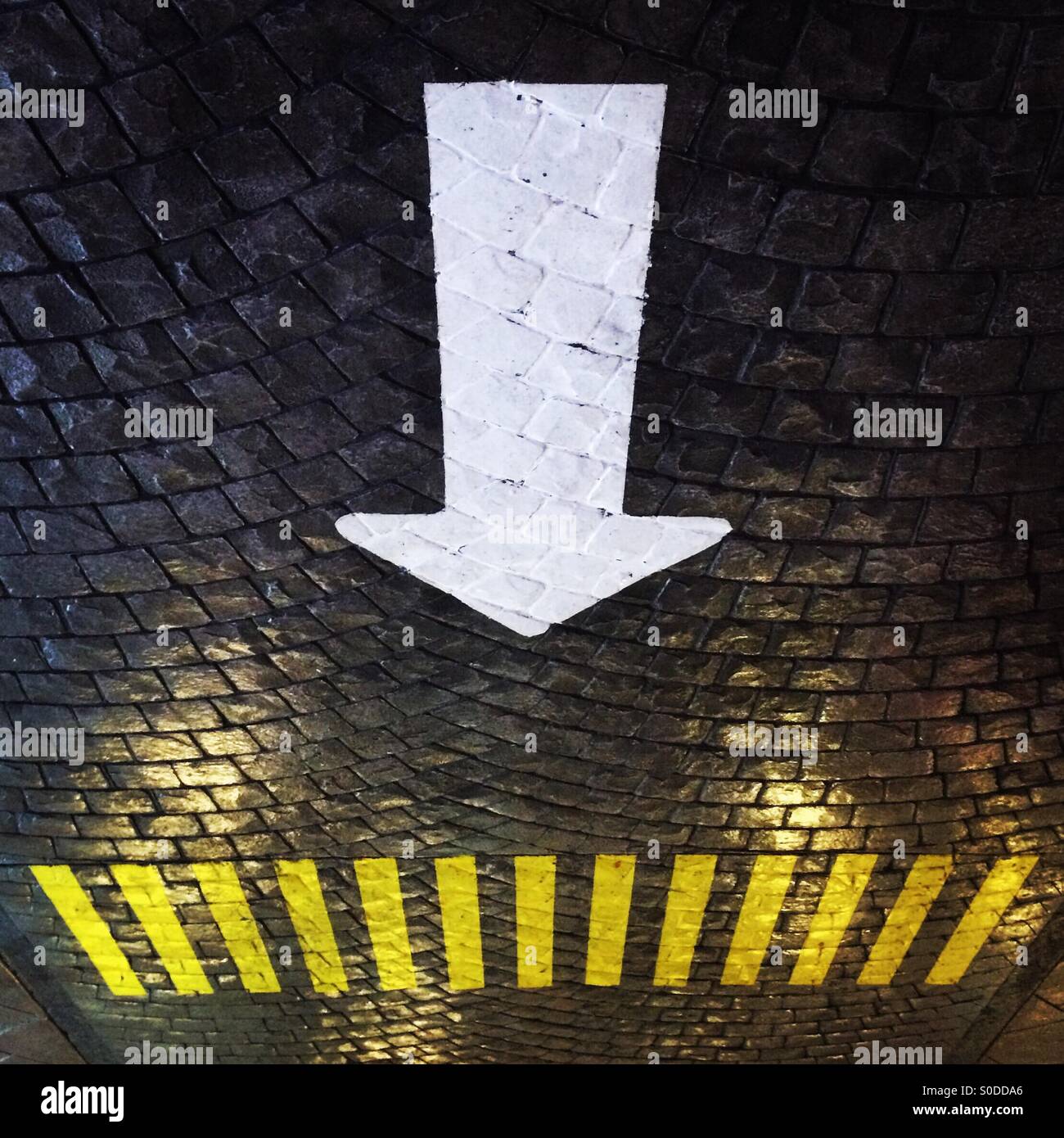 Backward arrow - Smartphone Captured Stock Image