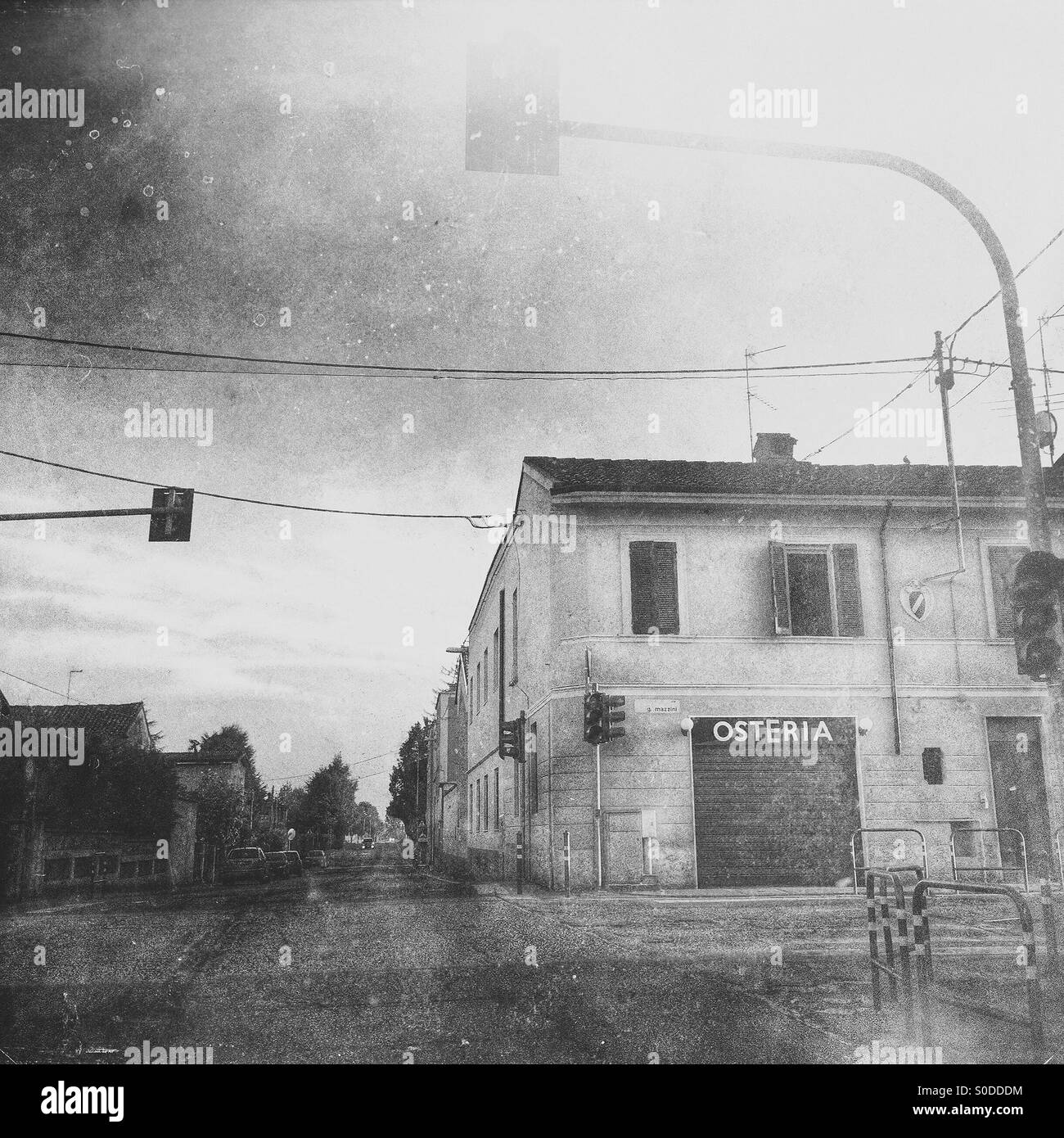 Town osteria Italy - Smartphone Captured Stock Image