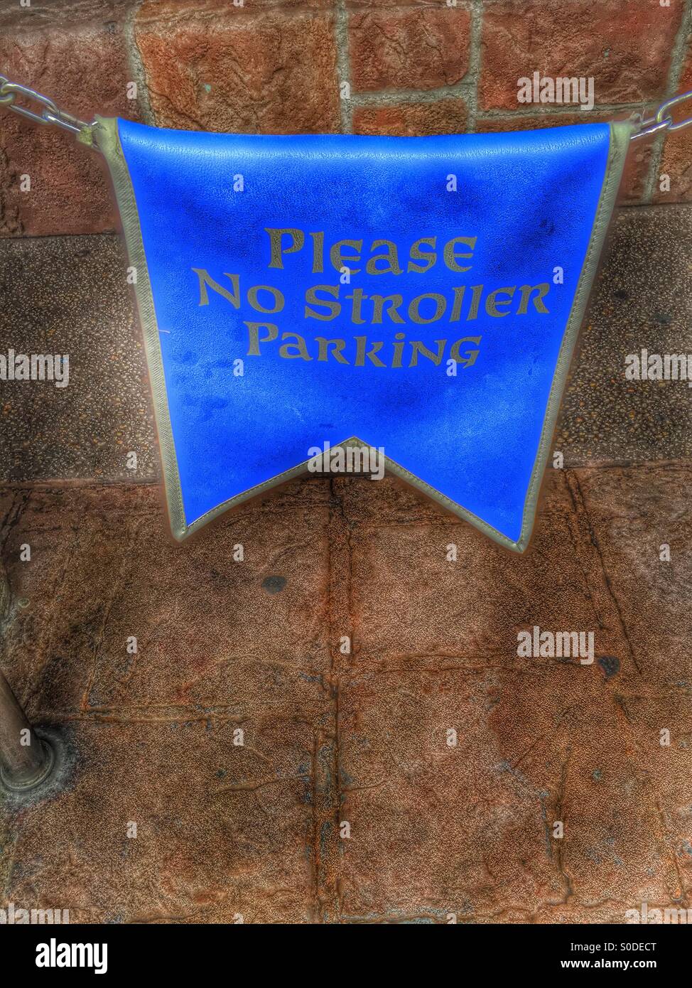 No Strollers sign Stock Photo - Alamy