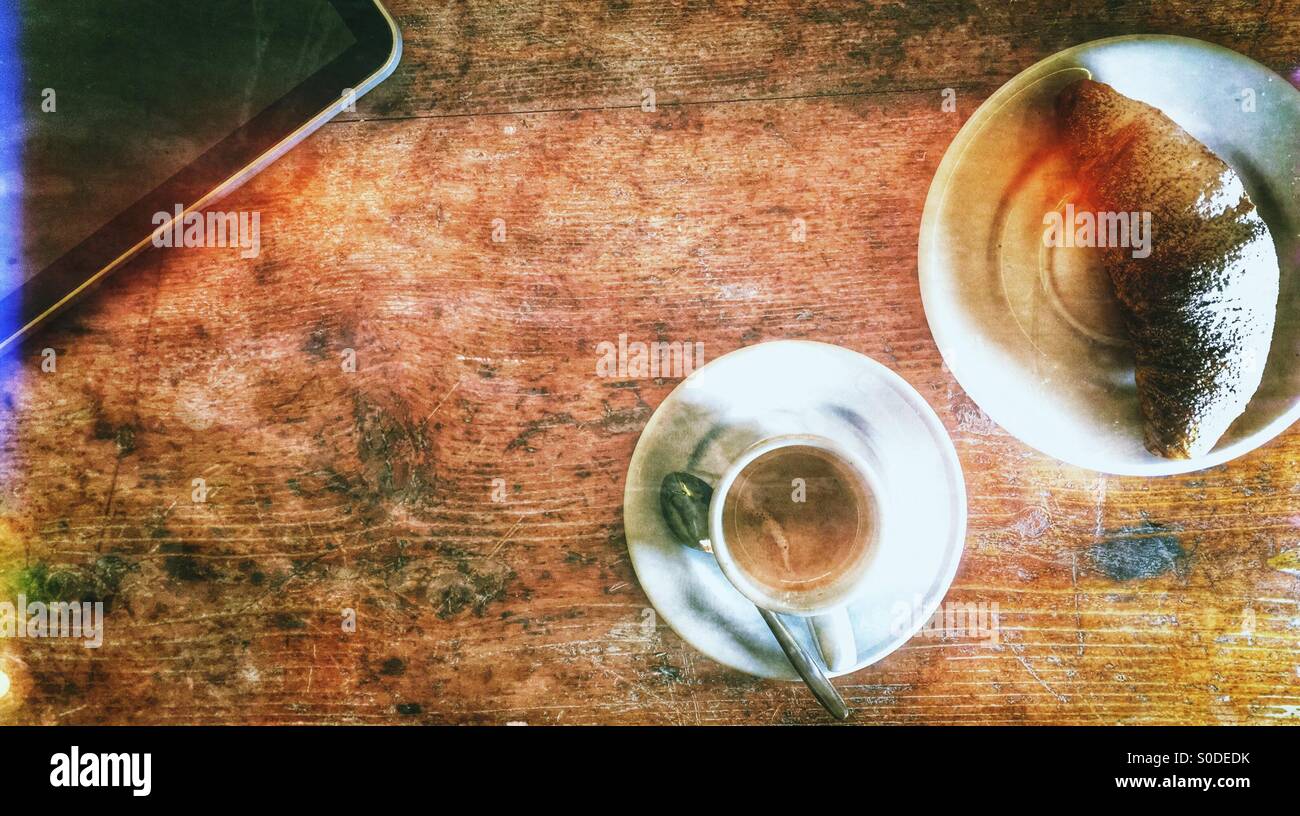 Evening work - Smartphone Captured Stock Image