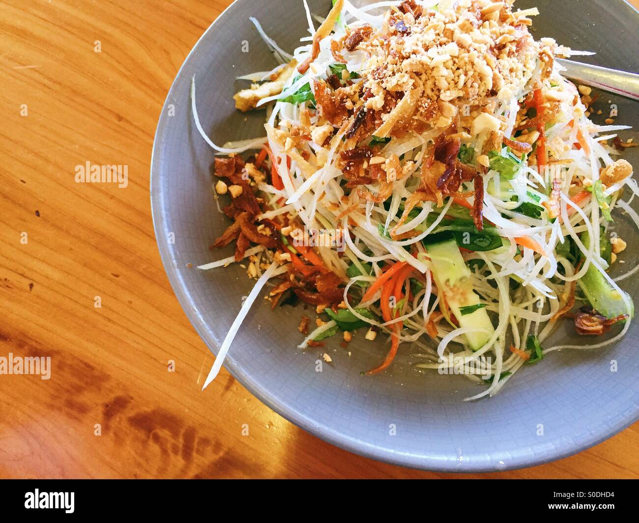 Green Papaya Salad From The Slanted Door San Francisco Stock