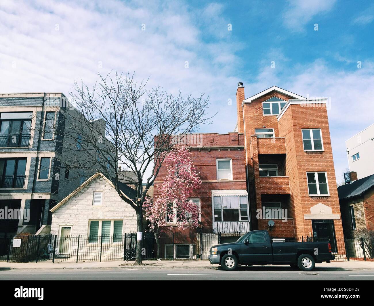 Chicago's Wicker Park neighborhood Stock Photo Alamy