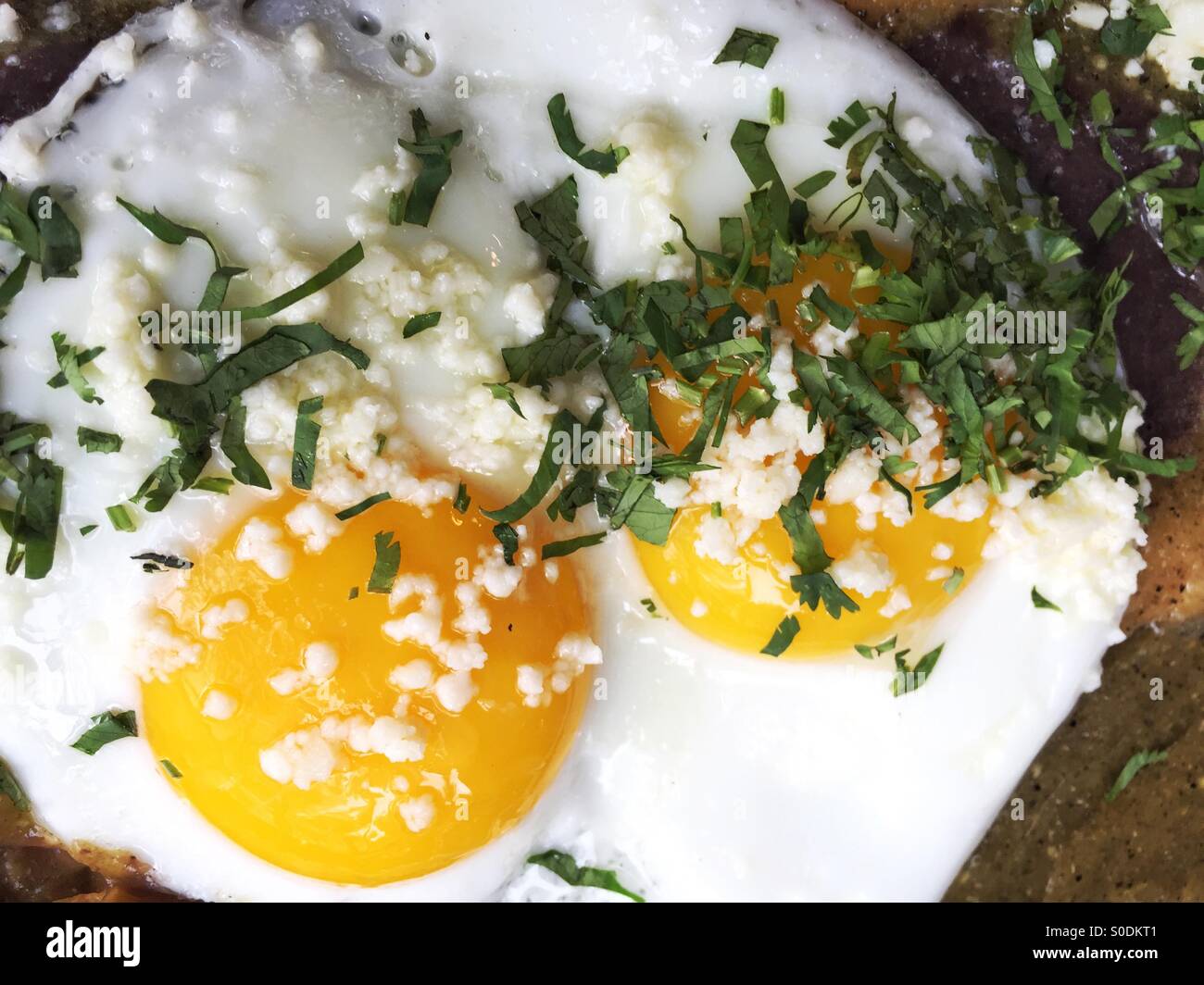 Breakfast eggs - Smartphone Captured Stock Image