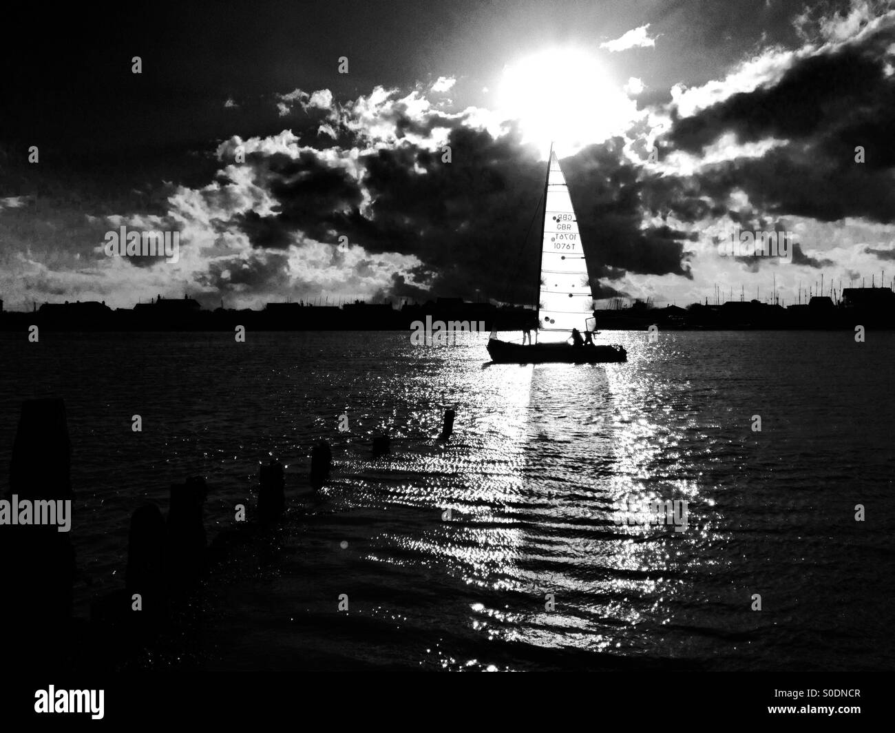 Yacht yachts yachting Black and White Stock Photos & Images - Alamy