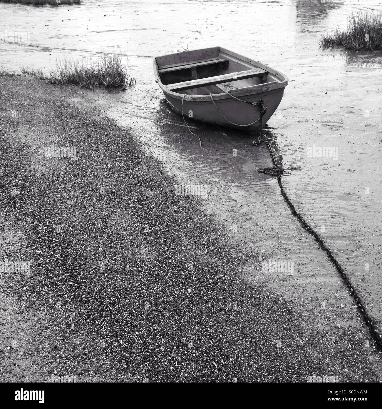 Beached Boat - Smartphone Captured Stock Image