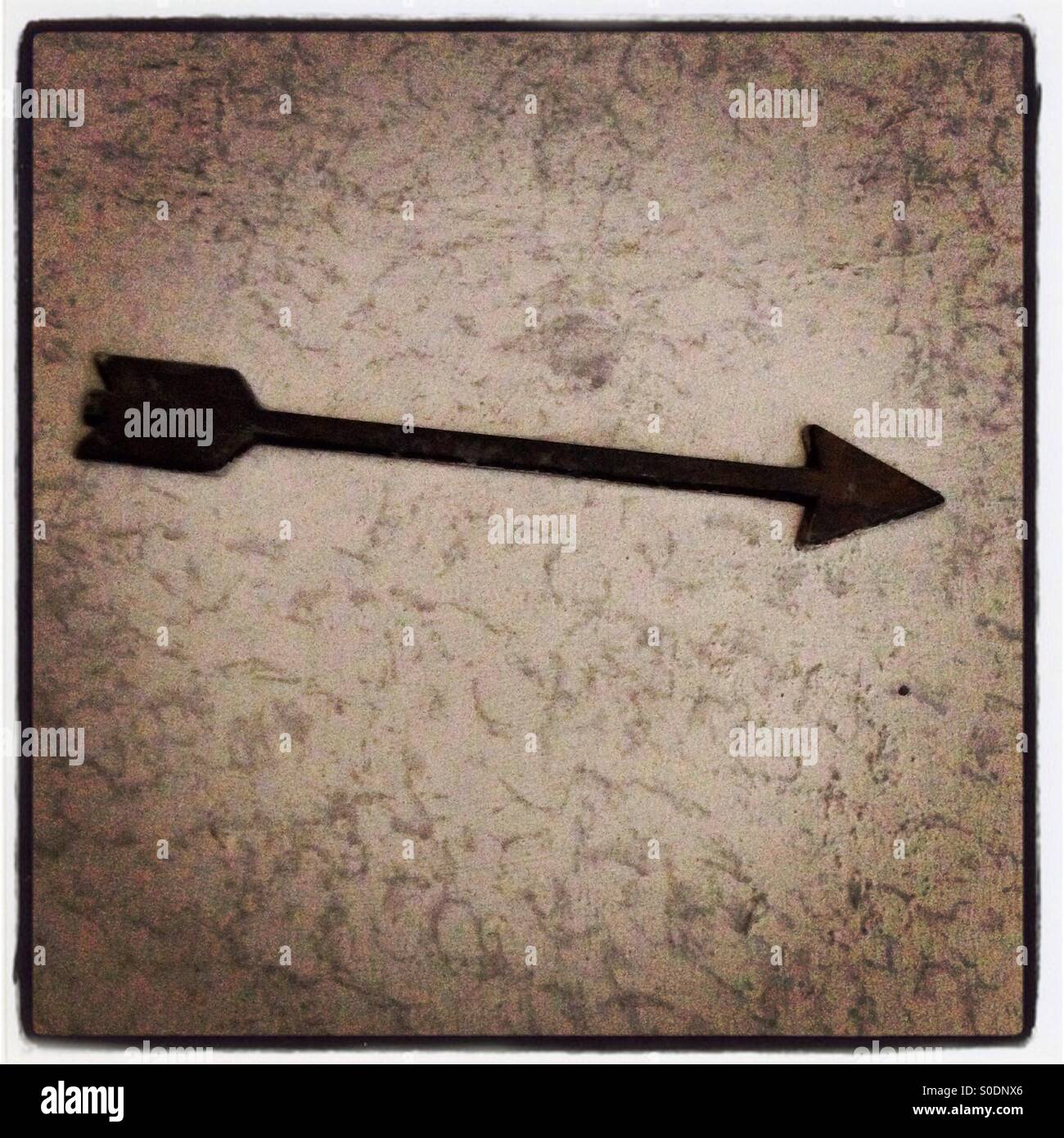 Arrow - Smartphone Captured Stock Image