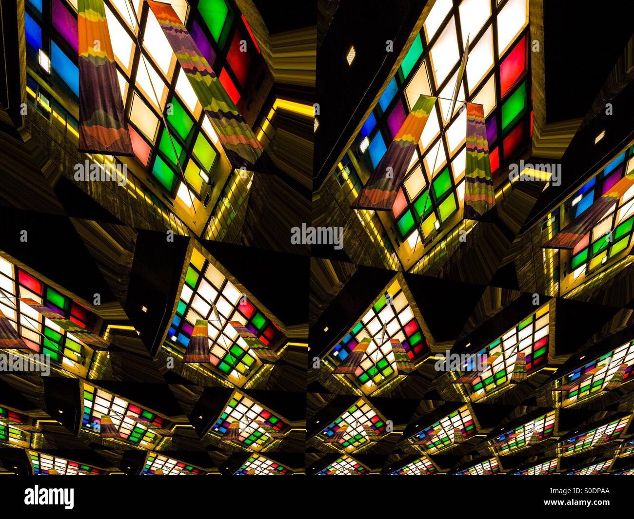 Colour perspective - Smartphone Captured Stock Image