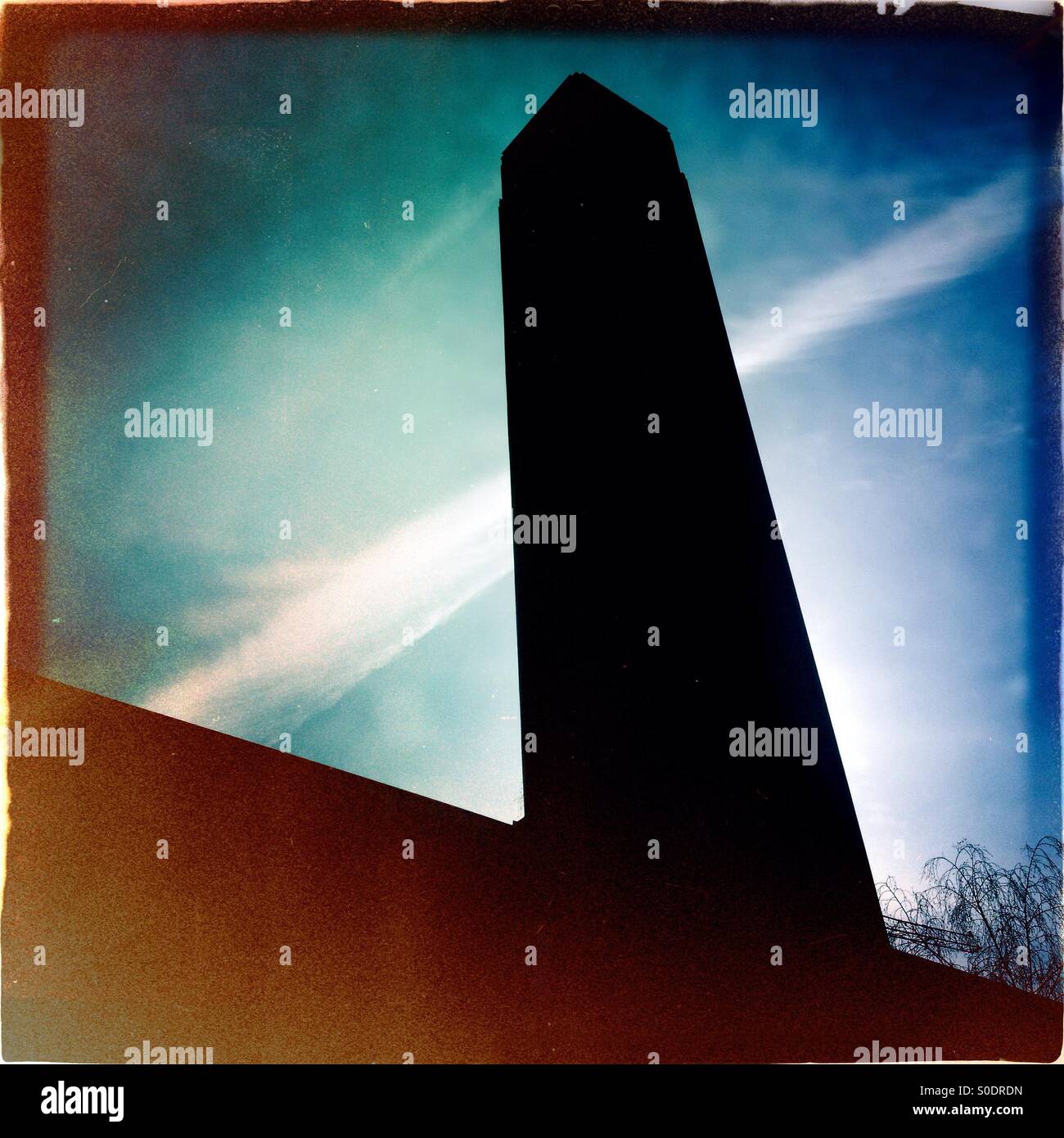 Tower of Tate modern in London uk - Smartphone Captured Stock Image