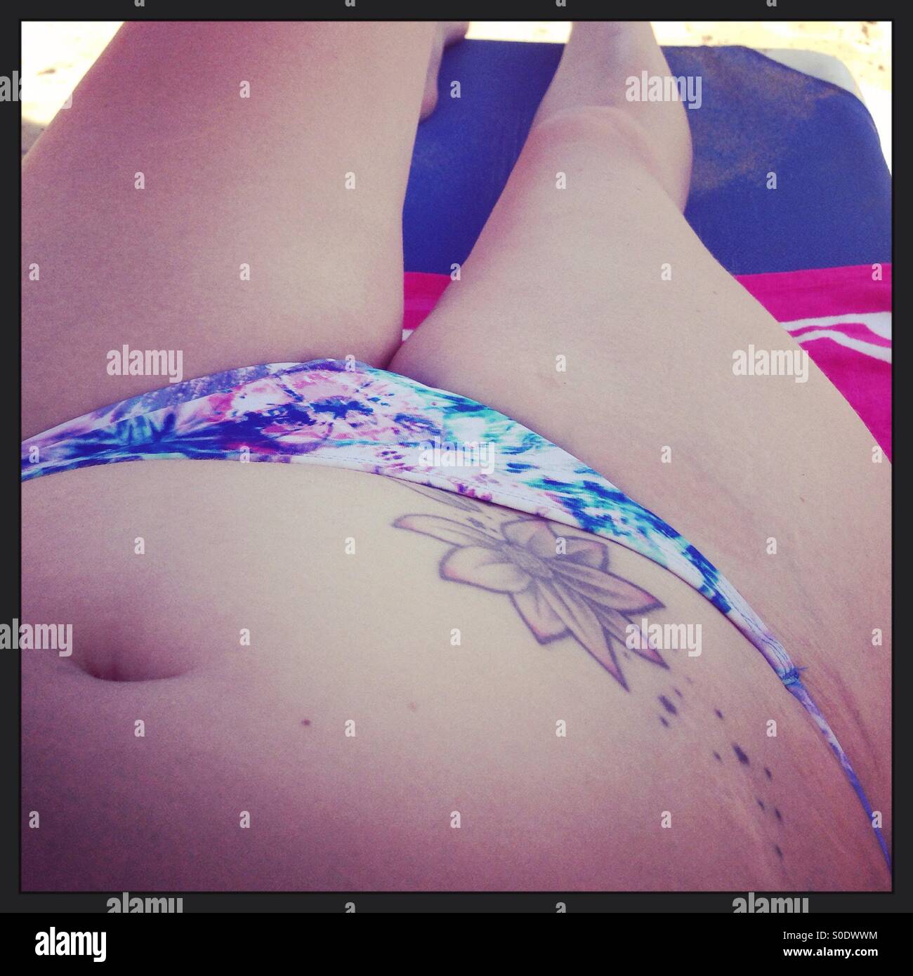 Tattoo - Smartphone Captured Stock Image