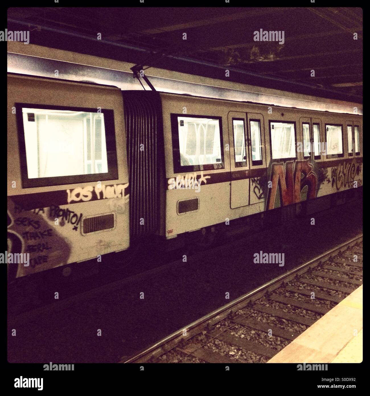 Metro - Smartphone Captured Stock Image