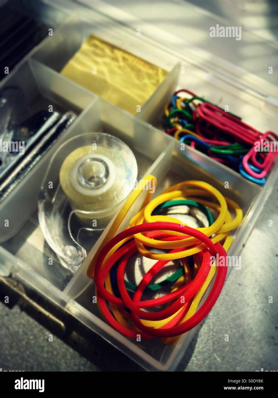 Office supplies - Smartphone Captured Stock Image