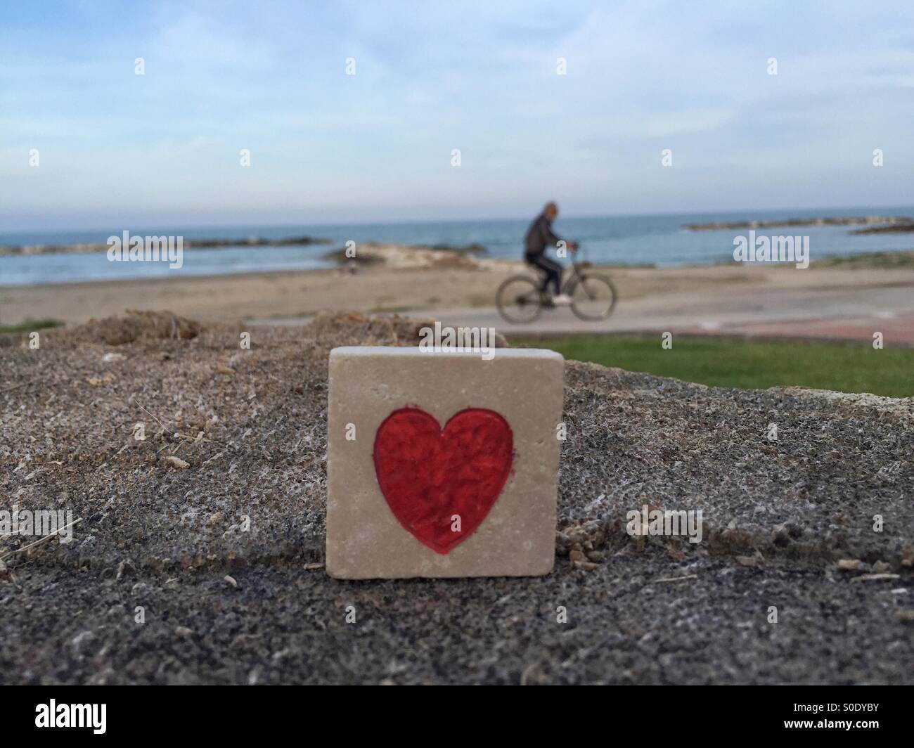 Thinking about you - Smartphone Captured Stock Image