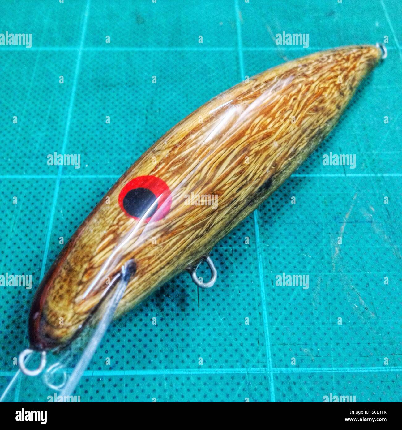 Handmade fishing lure carved from a coconut, in Darwin, Northern Territory,  Australia Stock Photo - Alamy