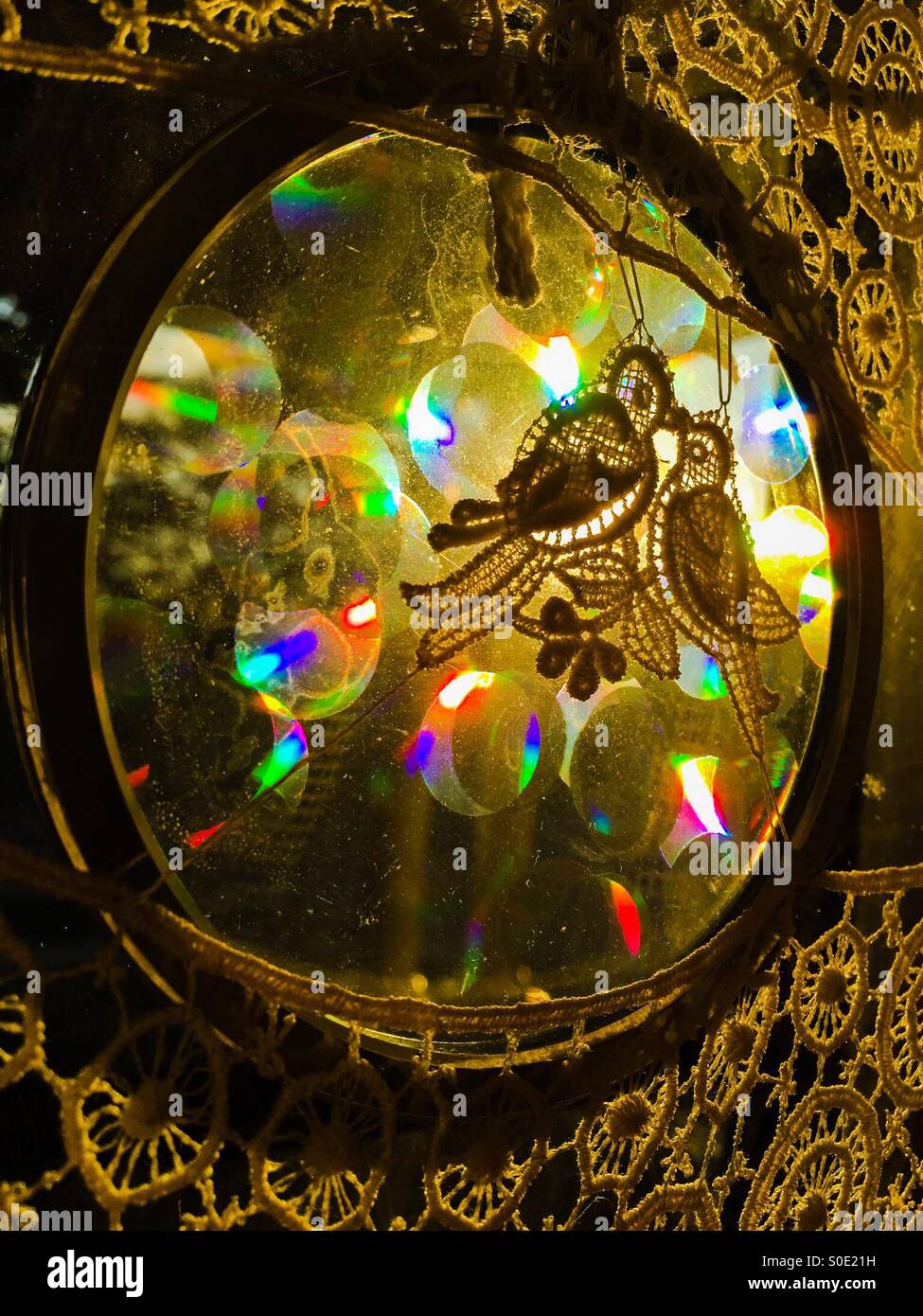 Lovebirds lace - Smartphone Captured Stock Image