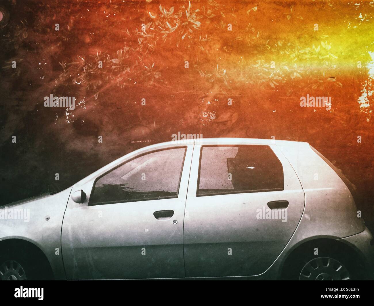 The birth of a day - Smartphone Captured Stock Image